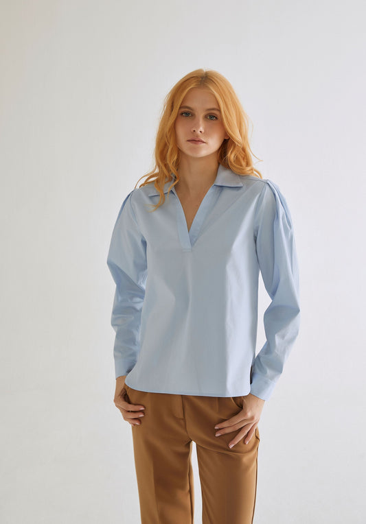 Camisa Bridge - azul