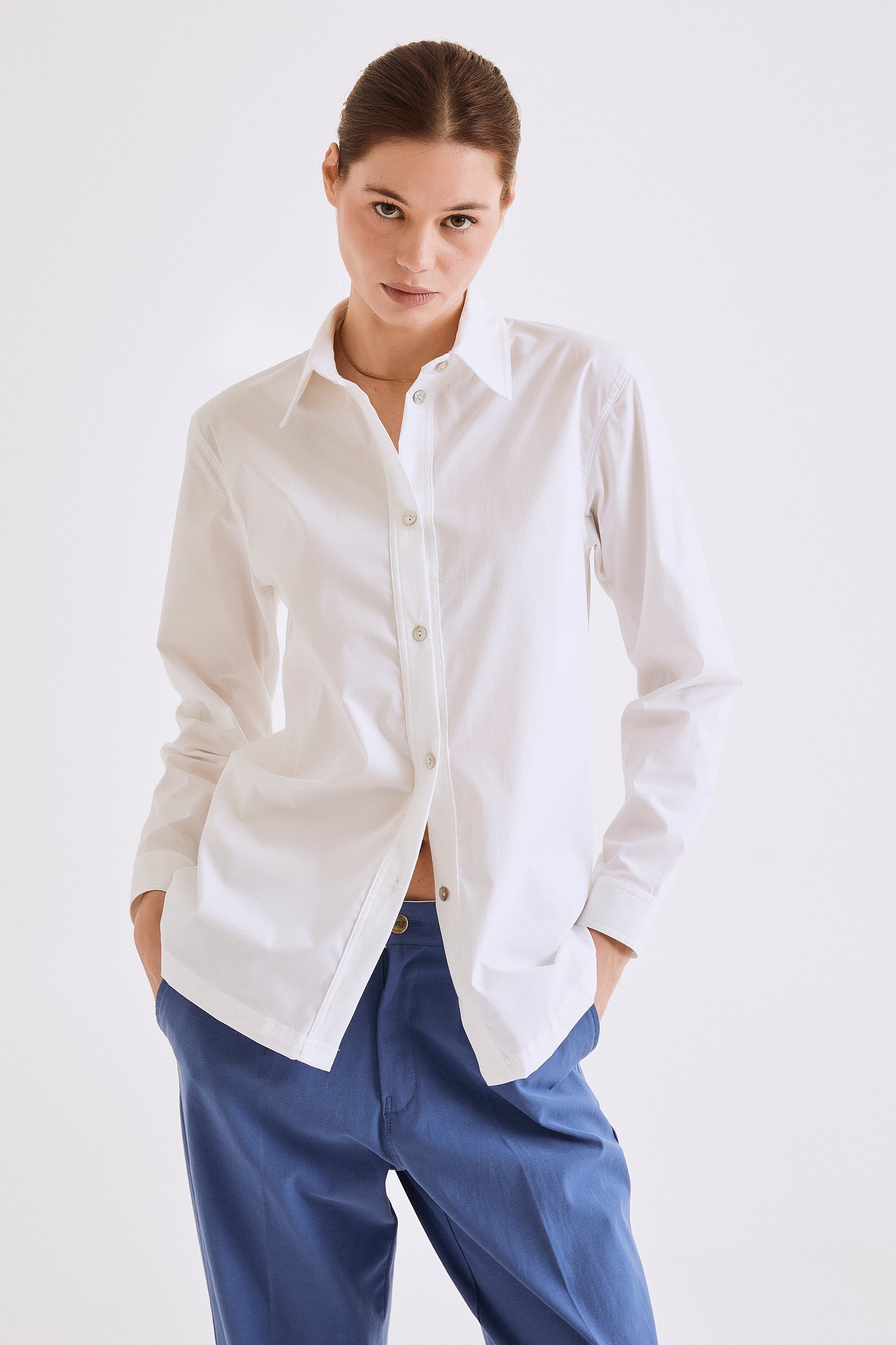Camisa Elara - Blanco - Core Artillery