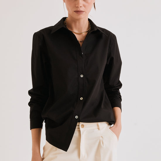 Camisa Elara - Negro - Core Artillery