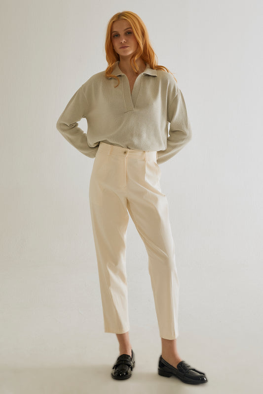 Pantalón Echo - Marfil