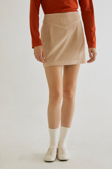 Falda Brooklyn - Pana Beige